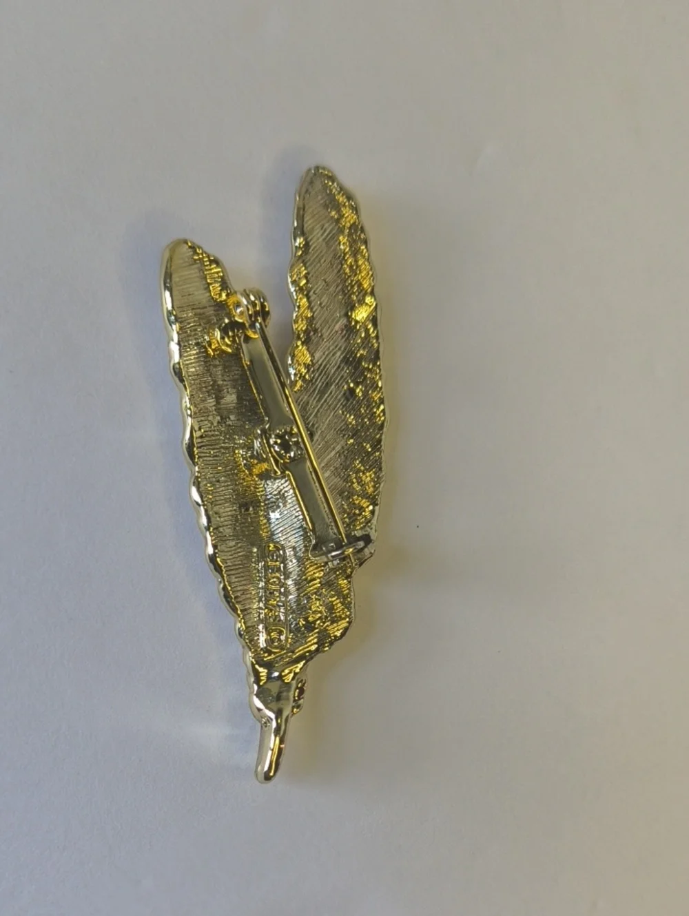Gerrys Gold Tone Feather Pin Brooch